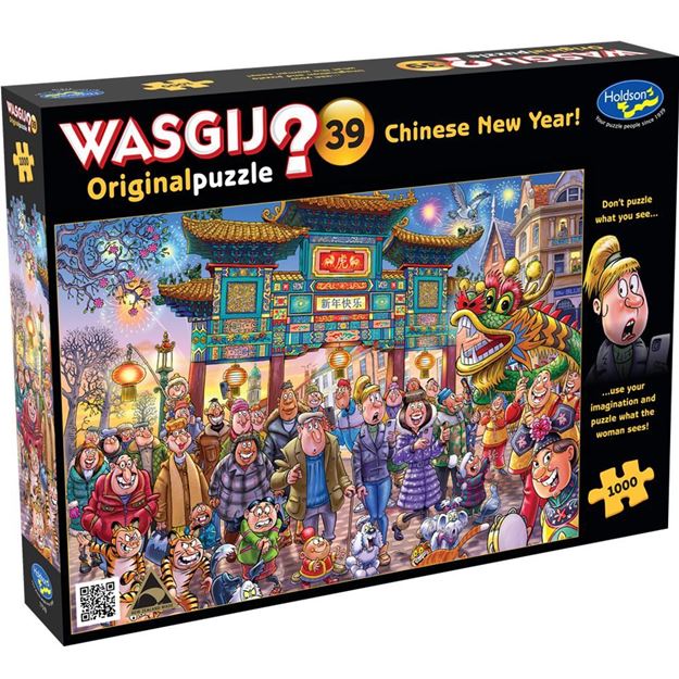 HOLDSON PUZZLE - WASGIJ ORIGINAL 39 1000PC (CHINESE NEW YEAR!)
