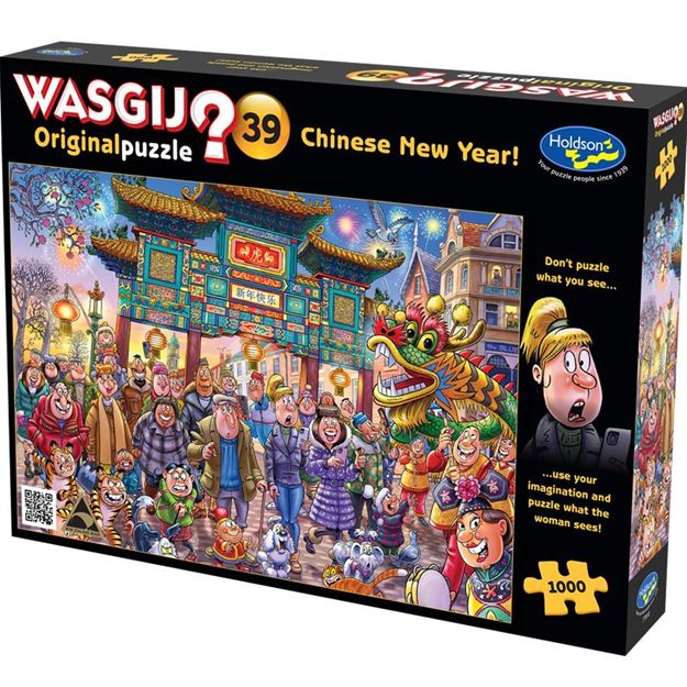 HOLDSON PUZZLE - WASGIJ ORIGINAL 39 1000PC (CHINESE NEW YEAR!)