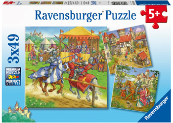 Ravensburger - Life of the Knight Puzzle 3x49pc