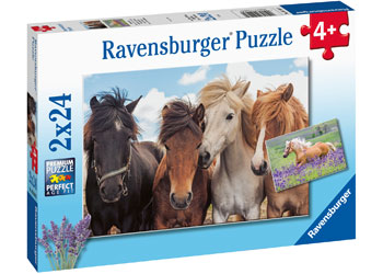 Ravensburger - Horse Friends Puzzle 2x24pc
