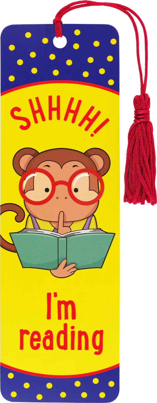 Shhhh! I'm Reading Children's Bookmark