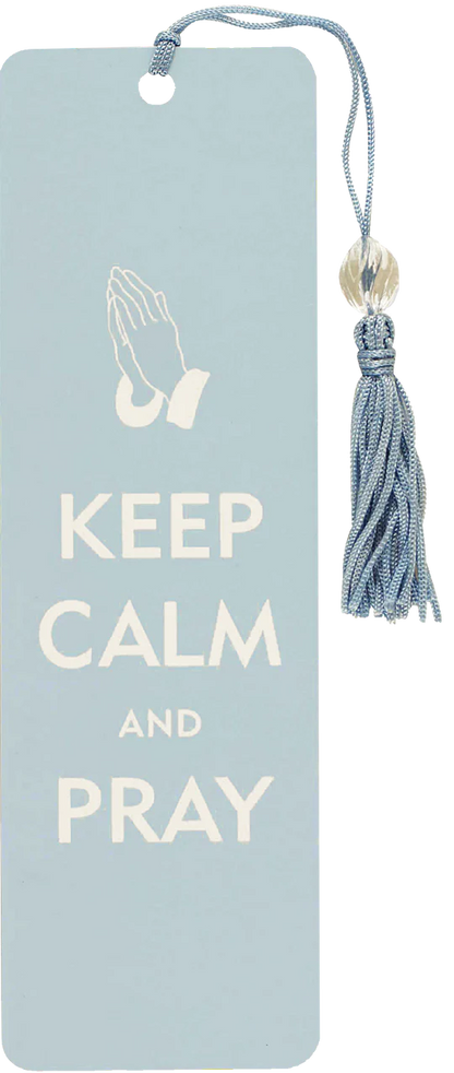 Keep Calm and Pray Beaded Bookmark