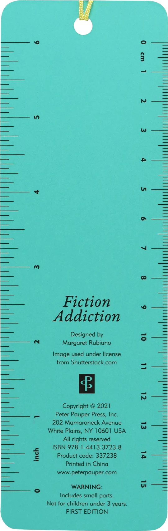 Fiction Addiction Beaded Bookmark